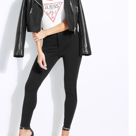 GUESS CARMINA PONTE LEGGINGS - Picture 1 of 4